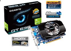 Gigabyte Gece GT 630 2gb DDR3 128bit support (Hard-core Gaming Card